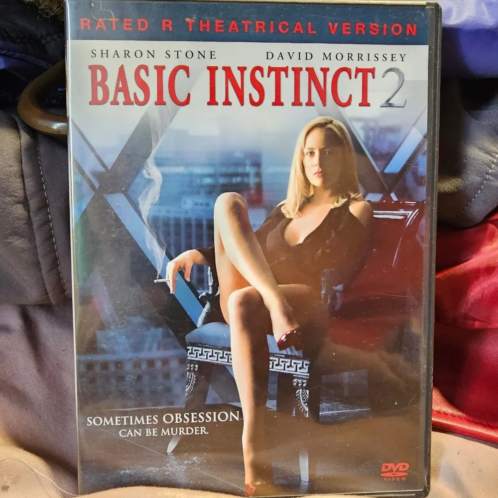 Basic Instinct 2 DVD Rated R Theatrical Version Sharon Stone Morrissey 2006